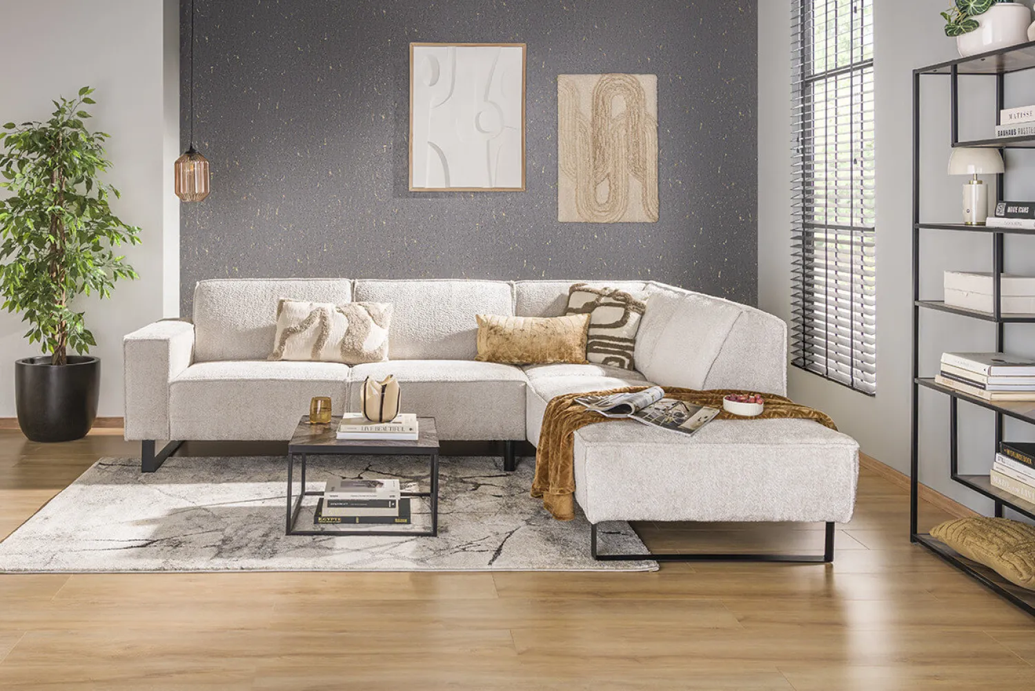 Woonsquare Amante hoekbank pearl Discount