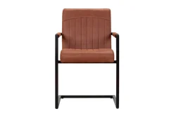 Woonsquare Arcade eetkamerstoel cognac New