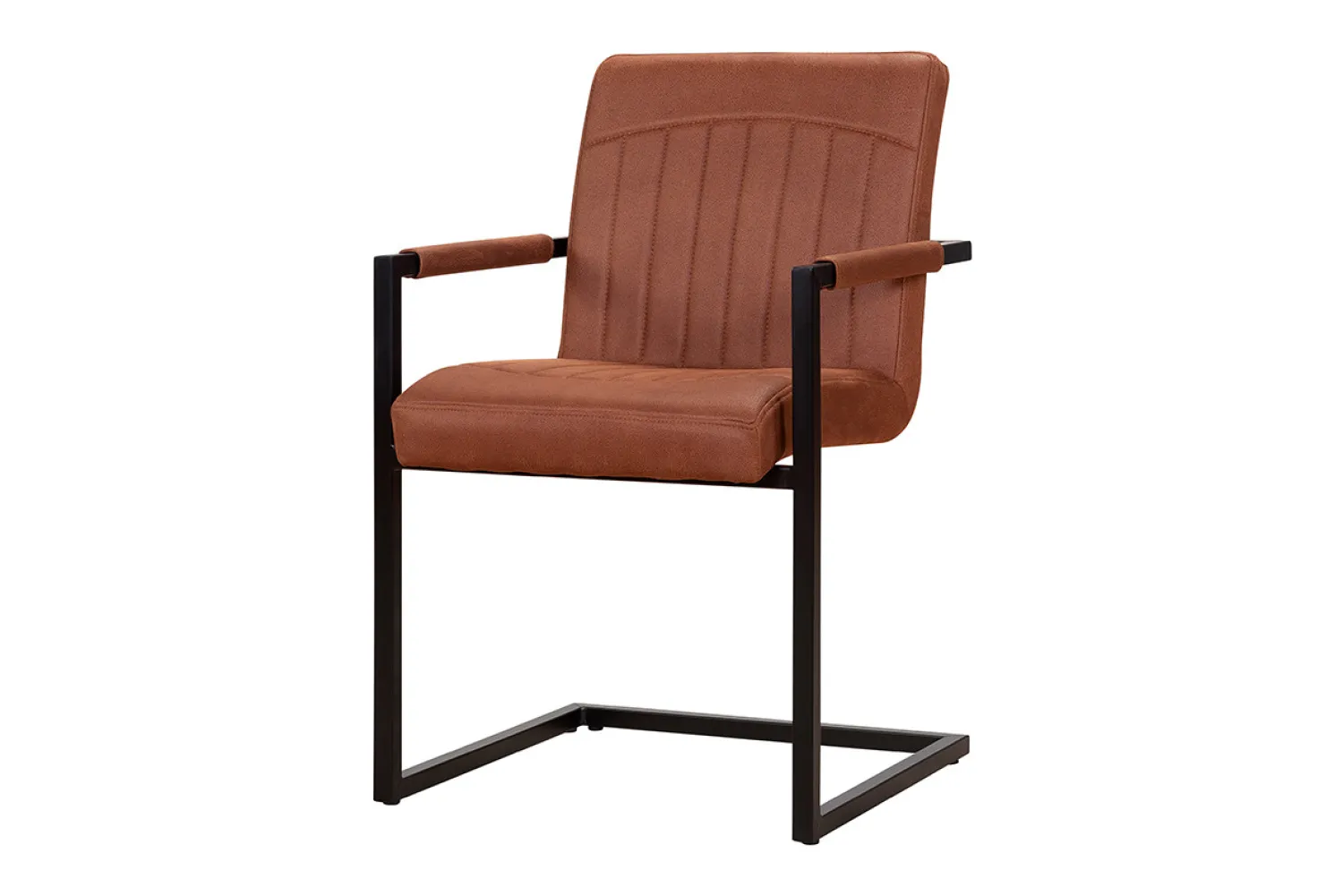 Woonsquare Arcade eetkamerstoel cognac New