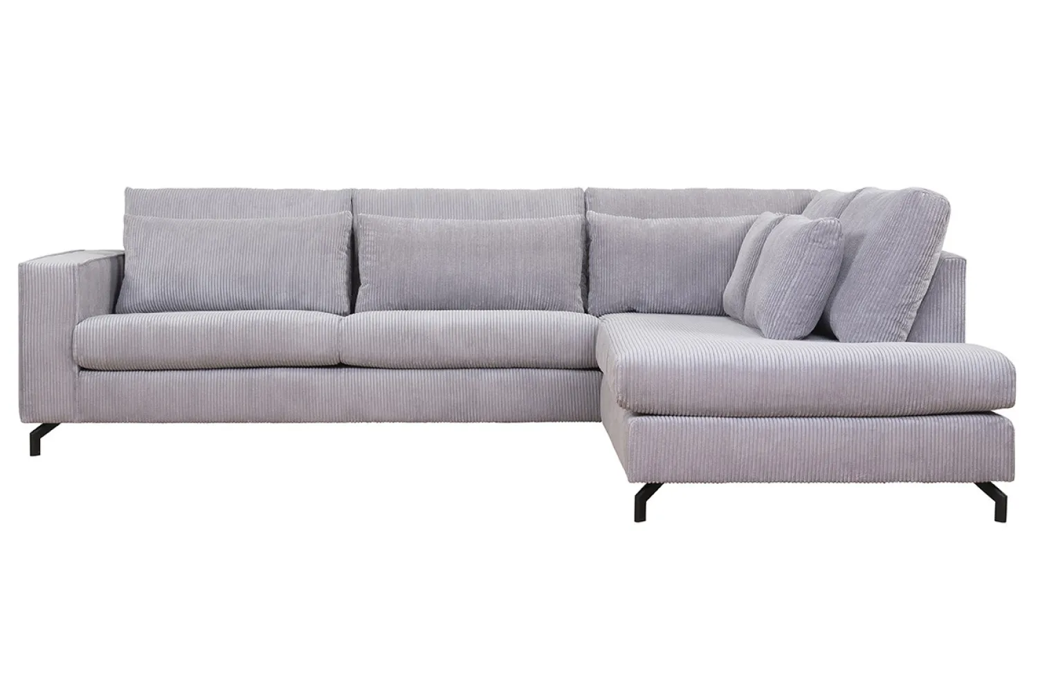 Woonsquare Austin hoekbank ribcord New