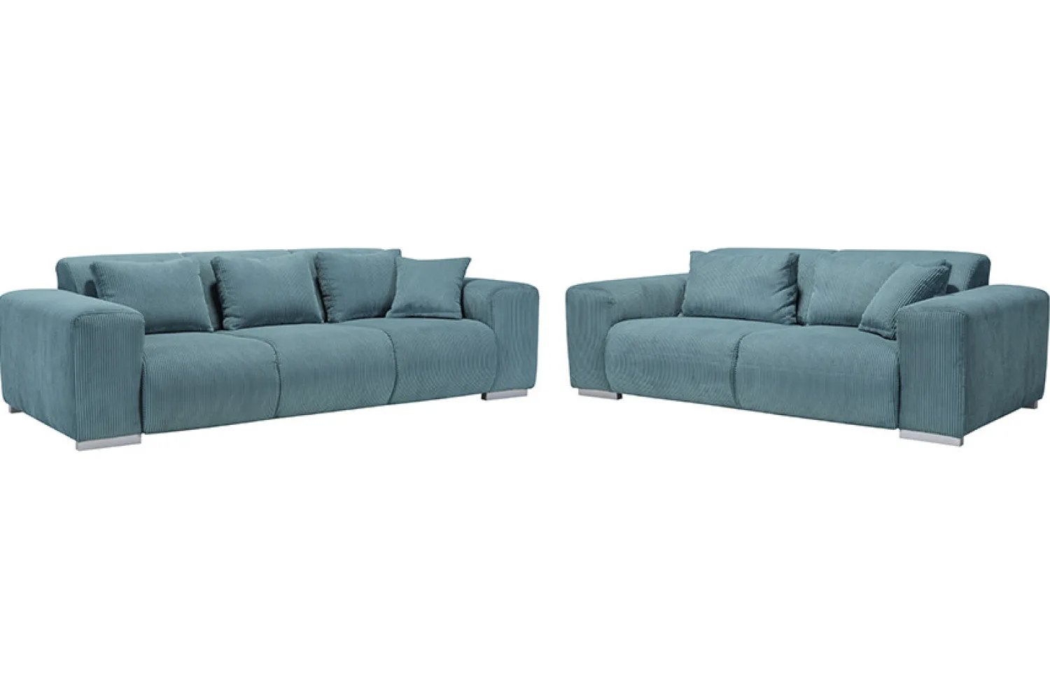Woonsquare Caribbean 3-zits blauw Best