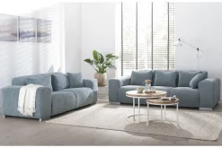 Woonsquare Caribbean 3-zits lichtblauw Outlet