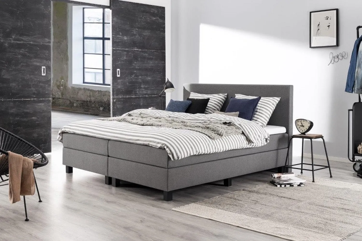 Woonsquare Corso boxspring grijs Clearance