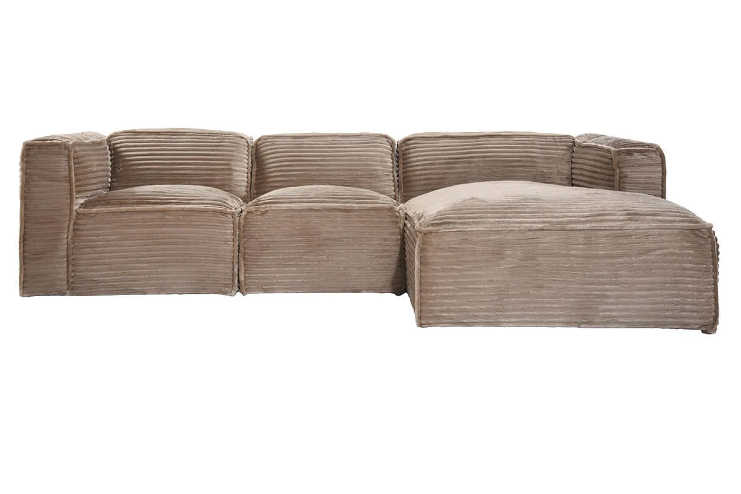 Woonsquare Customize hoekbank taupe New