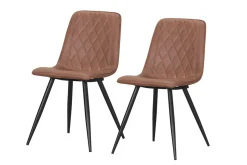 Woonsquare Forrest eetkamerstoel cognac New