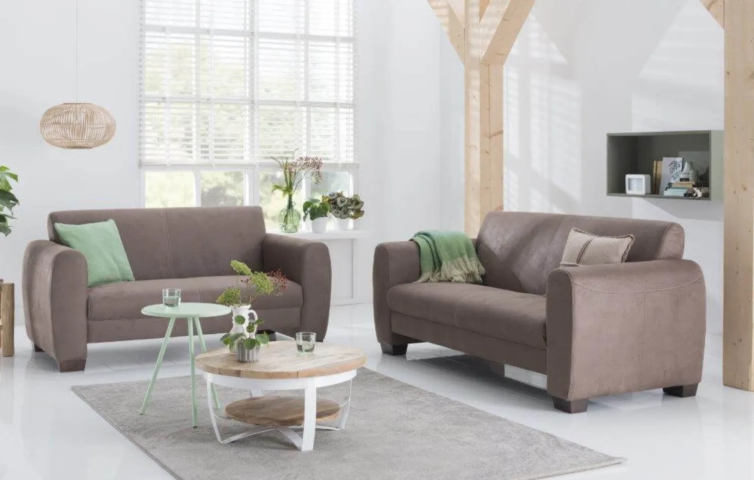 Woonsquare Gazelle 2½-zits taupe Outlet