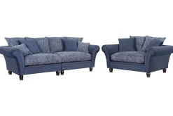 Woonsquare Kasteelbank 3-zits blauw