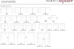 Woonsquare Leonardo 3-zits Outlet