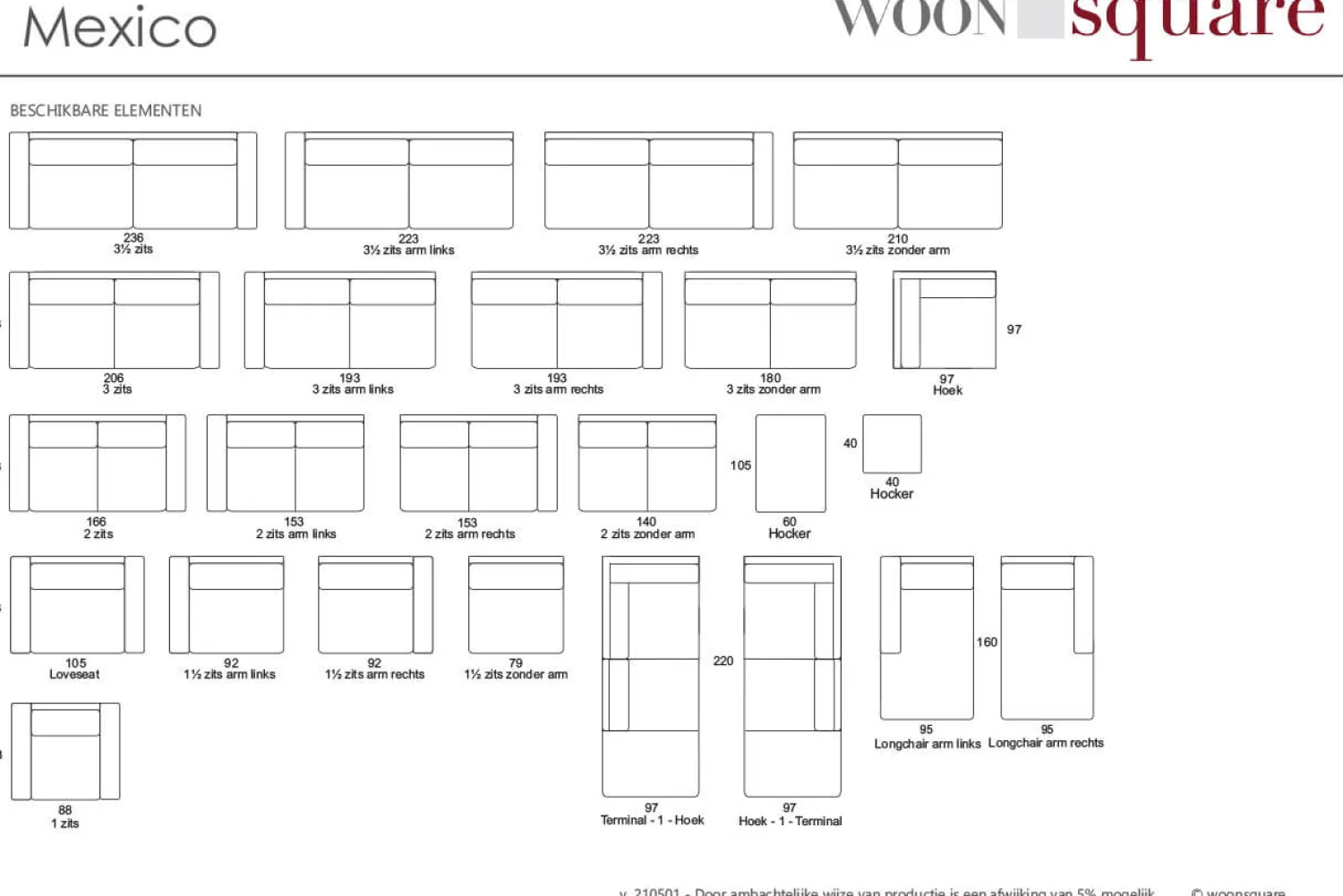 Woonsquare Mexico fauteuil cognac Sale