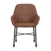 Woonsquare Nevada eetkamerstoel cognac Hot