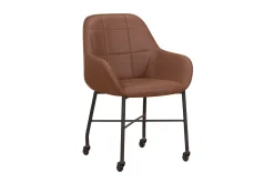 Woonsquare Nevada eetkamerstoel cognac Hot