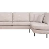 Woonsquare Olaf hoekbank beige Hot