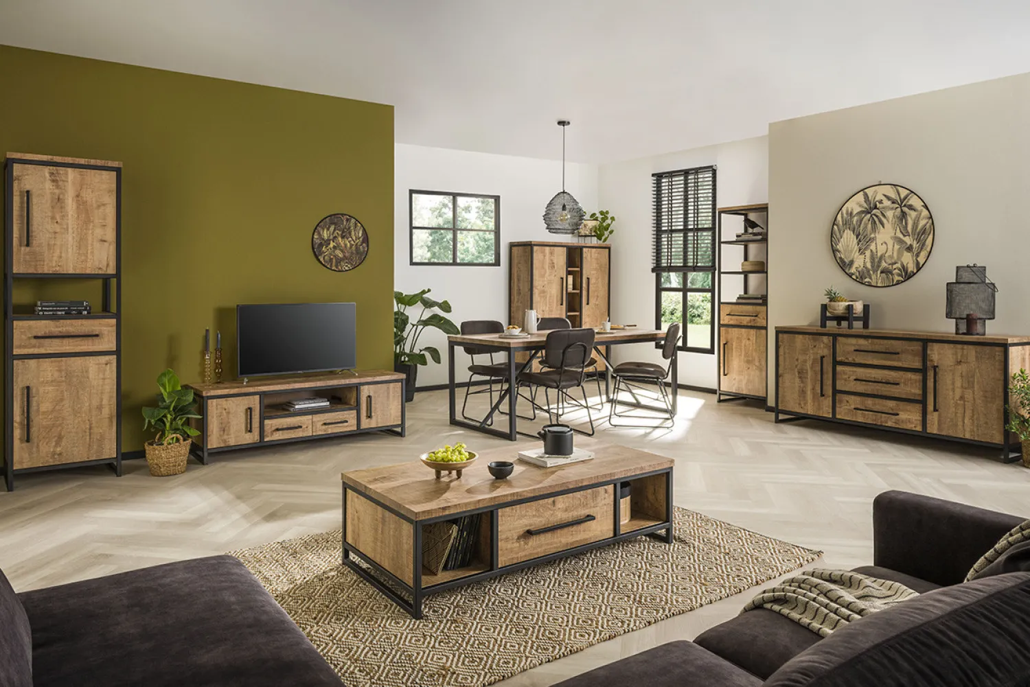 Woonsquare Pasadena eettafel recht Online