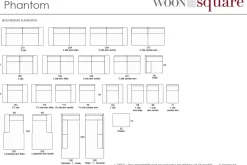 Woonsquare Phantom hoekbank grijs Discount
