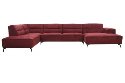 Woonsquare Porto hoekbank rood New