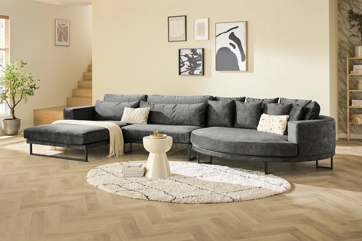 Woonsquare Provence groot antraciet Sale