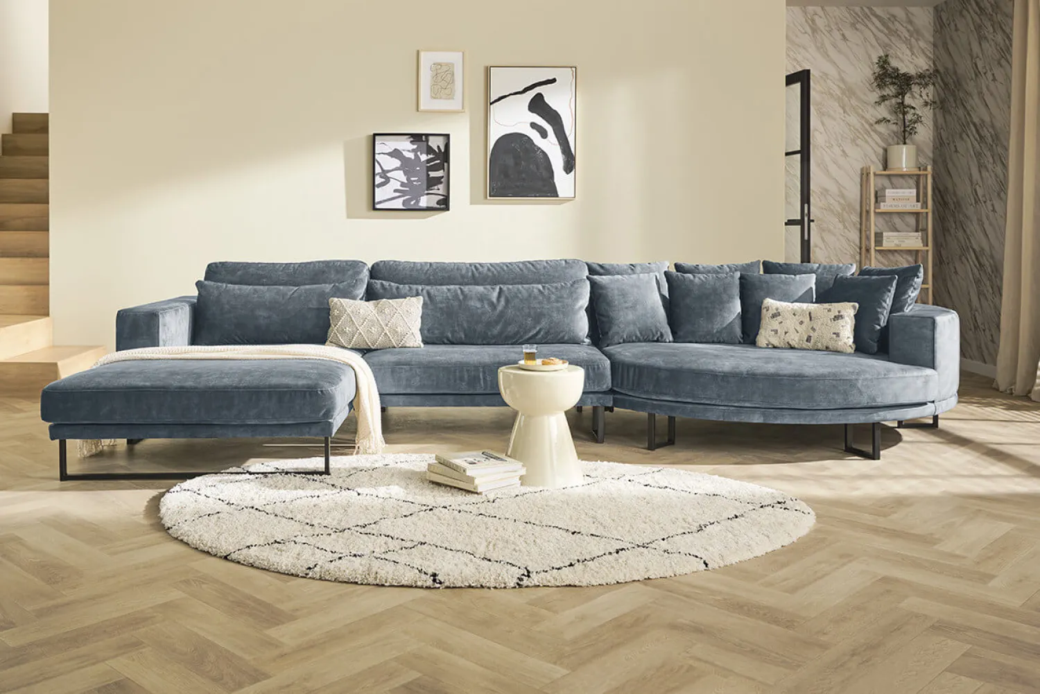 Woonsquare Provence klein blauw Best