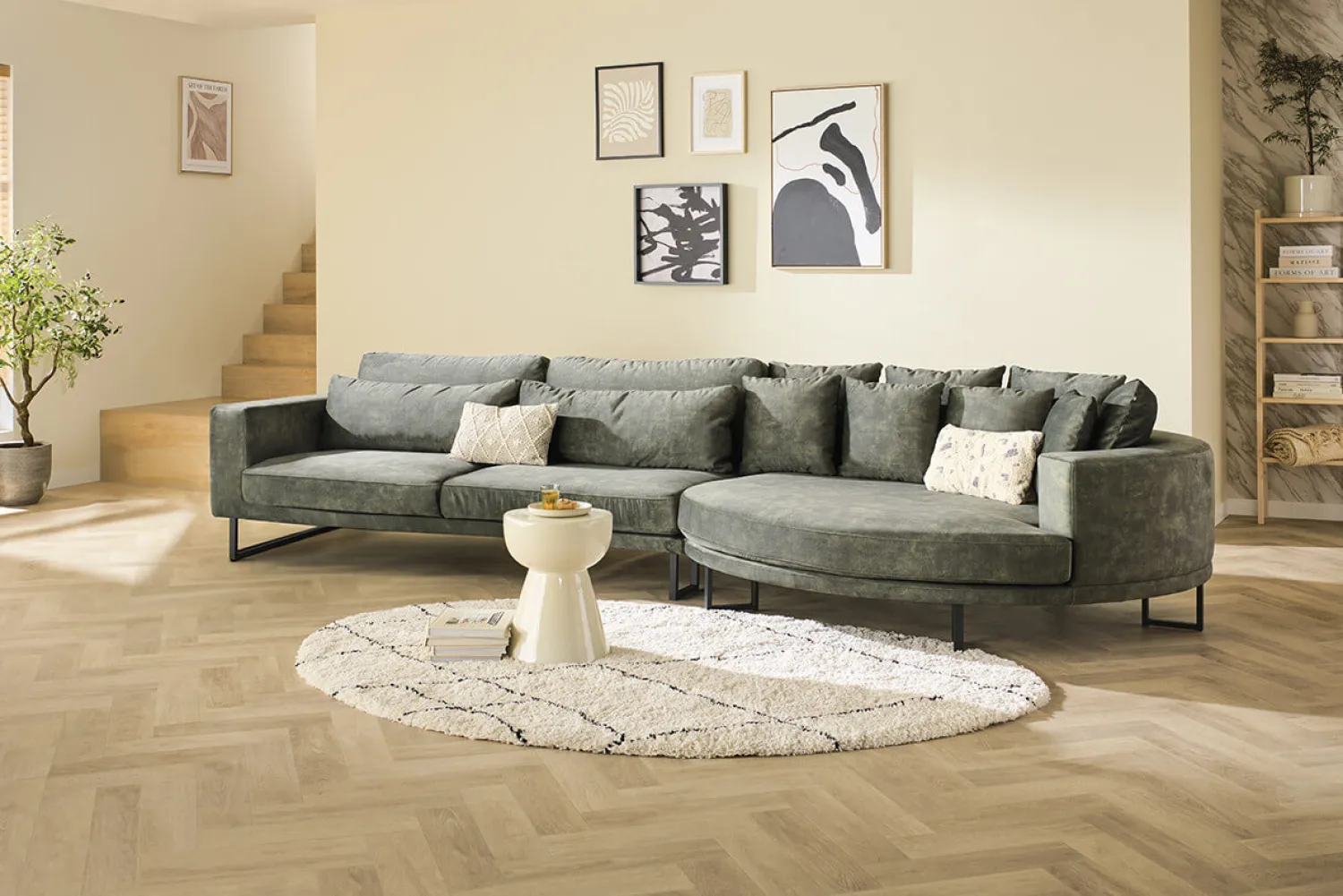 Woonsquare Provence loungebank groen Online