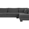 Woonsquare Santorini hoekbank zwart Best