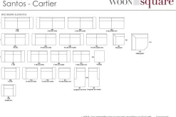 Woonsquare Santos fauteuil bruin Outlet