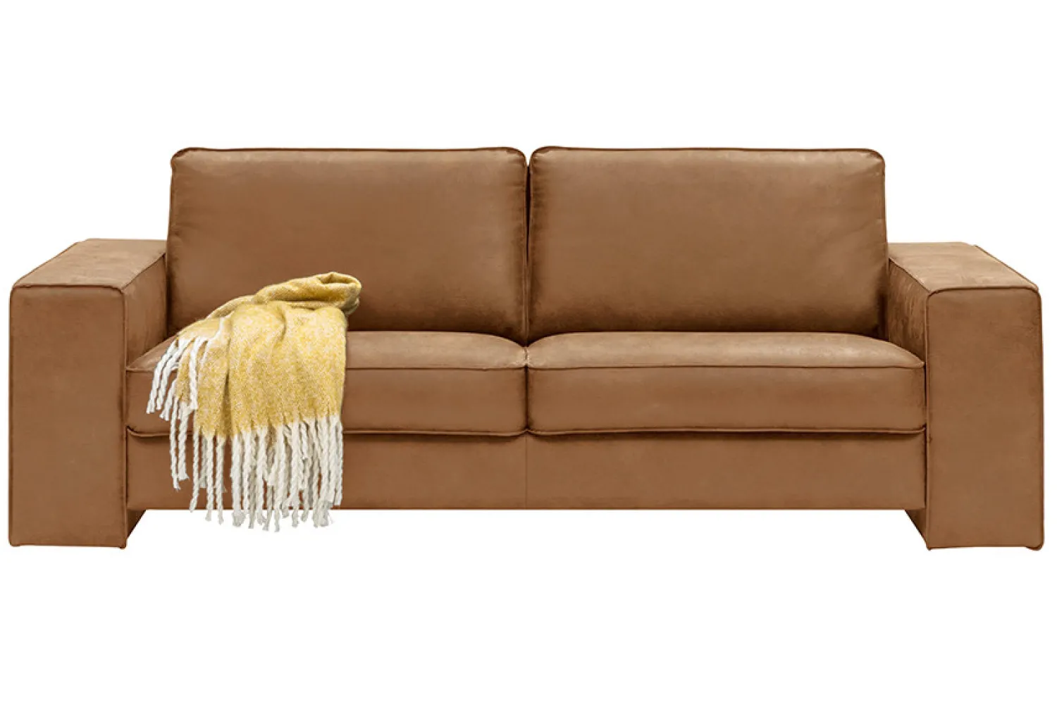 Woonsquare Santos 3-zits cognac